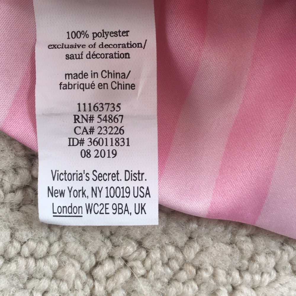 NWOT: Victoria Secret Draw String Dust bag NEW - Picture 2 of 6